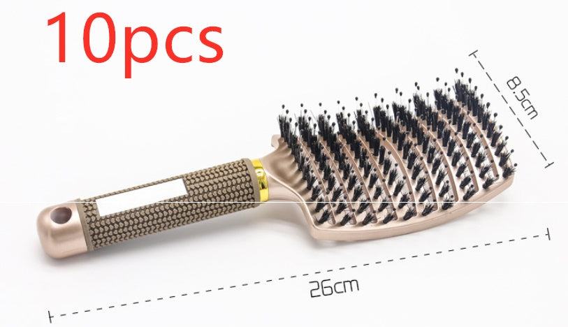 Anti-Tangle Detangler Hair Brush – Soft Bristles & Scalp Massage for Women, Men & Kids Say goodbye to knots, breakage, and scalp stress.