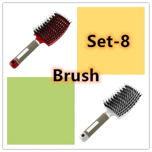 Anti-Tangle Detangler Hair Brush – Soft Bristles & Scalp Massage for Women, Men & Kids Say goodbye to knots, breakage, and scalp stress.