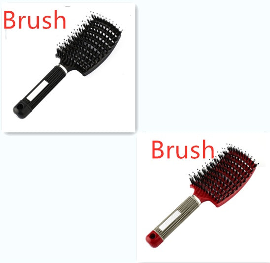 Anti-Tangle Detangler Hair Brush – Soft Bristles & Scalp Massage for Women, Men & Kids Say goodbye to knots, breakage, and scalp stress.