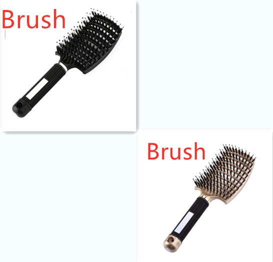Anti-Tangle Detangler Hair Brush – Soft Bristles & Scalp Massage for Women, Men & Kids Say goodbye to knots, breakage, and scalp stress.