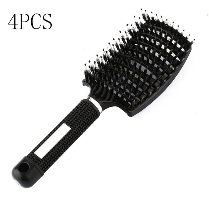 Anti-Tangle Detangler Hair Brush – Soft Bristles & Scalp Massage for Women, Men & Kids Say goodbye to knots, breakage, and scalp stress.