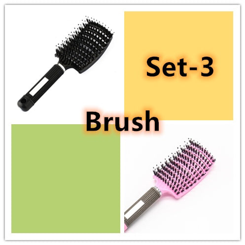 Anti-Tangle Detangler Hair Brush – Soft Bristles & Scalp Massage for Women, Men & Kids Say goodbye to knots, breakage, and scalp stress.