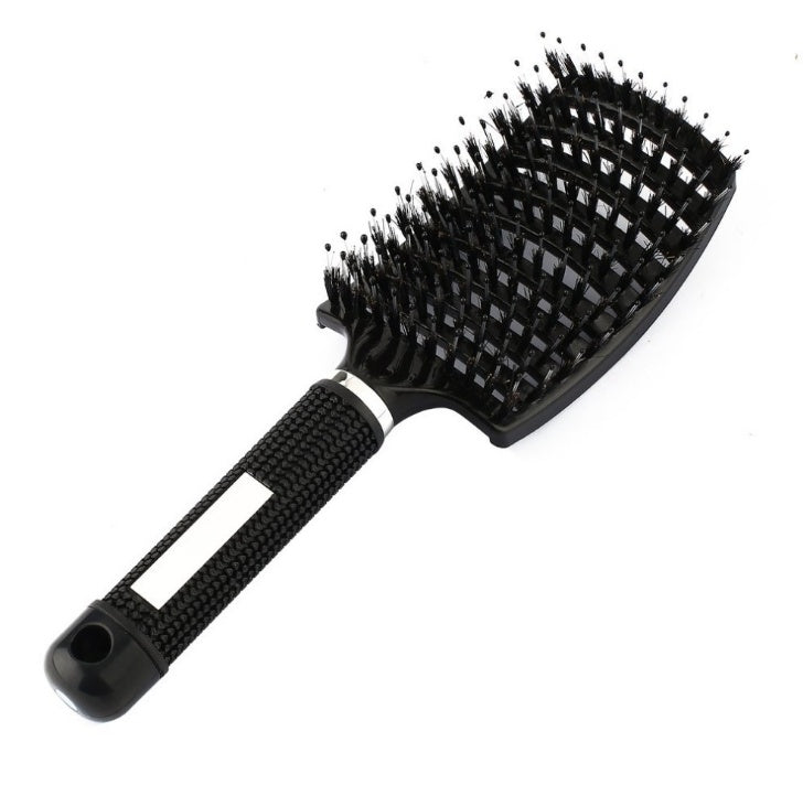 Anti-Tangle Detangler Hair Brush – Soft Bristles & Scalp Massage for Women, Men & Kids Say goodbye to knots, breakage, and scalp stress.