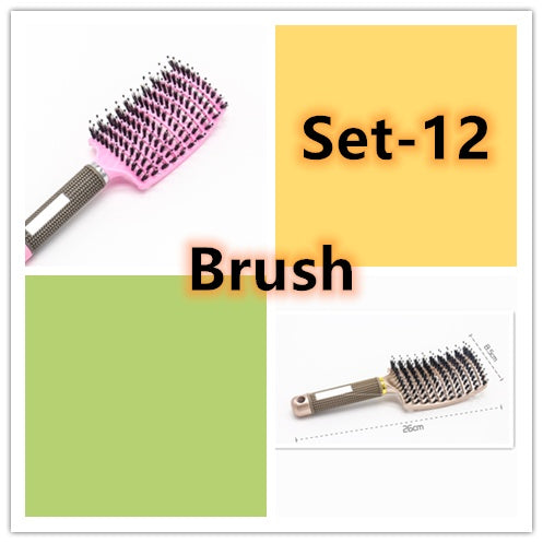 Anti-Tangle Detangler Hair Brush – Soft Bristles & Scalp Massage for Women, Men & Kids Say goodbye to knots, breakage, and scalp stress.