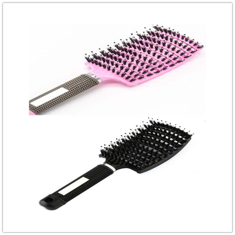Anti-Tangle Detangler Hair Brush – Soft Bristles & Scalp Massage for Women, Men & Kids Say goodbye to knots, breakage, and scalp stress.