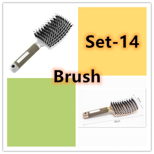 Anti-Tangle Detangler Hair Brush – Soft Bristles & Scalp Massage for Women, Men & Kids Say goodbye to knots, breakage, and scalp stress.