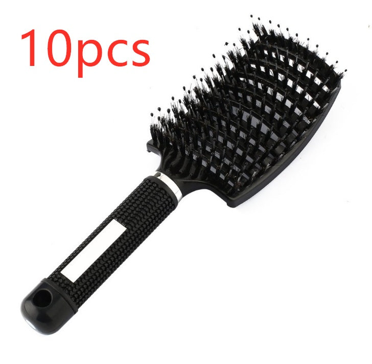 Anti-Tangle Detangler Hair Brush – Soft Bristles & Scalp Massage for Women, Men & Kids Say goodbye to knots, breakage, and scalp stress.