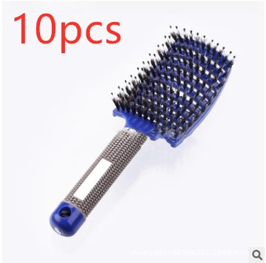 Anti-Tangle Detangler Hair Brush – Soft Bristles & Scalp Massage for Women, Men & Kids Say goodbye to knots, breakage, and scalp stress.