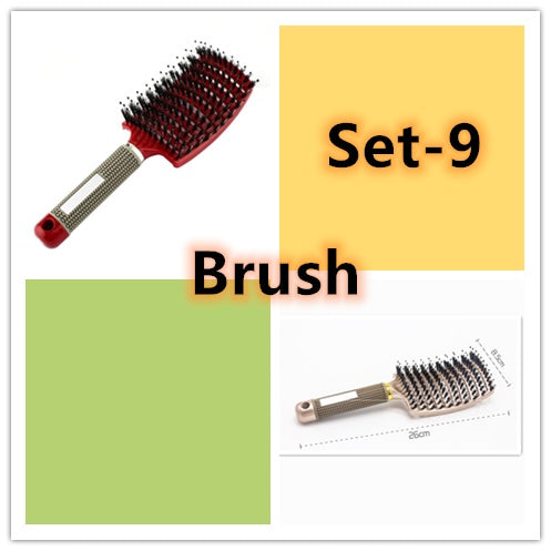 Anti-Tangle Detangler Hair Brush – Soft Bristles & Scalp Massage for Women, Men & Kids Say goodbye to knots, breakage, and scalp stress.