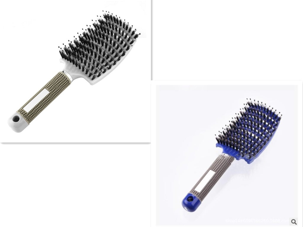 Anti-Tangle Detangler Hair Brush – Soft Bristles & Scalp Massage for Women, Men & Kids Say goodbye to knots, breakage, and scalp stress.