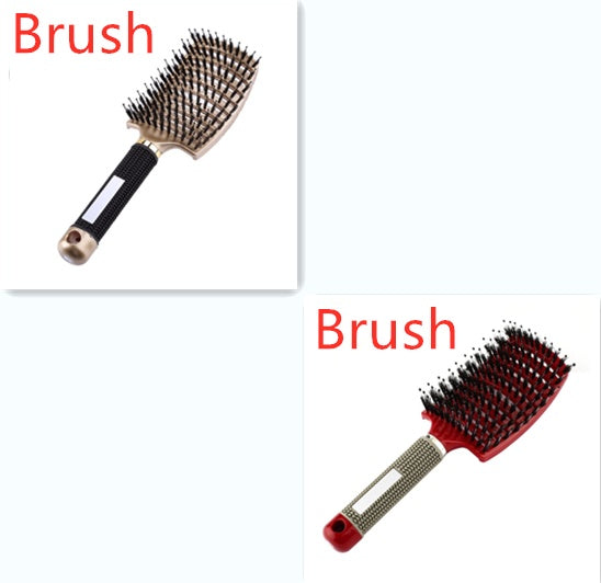 Anti-Tangle Detangler Hair Brush – Soft Bristles & Scalp Massage for Women, Men & Kids Say goodbye to knots, breakage, and scalp stress.