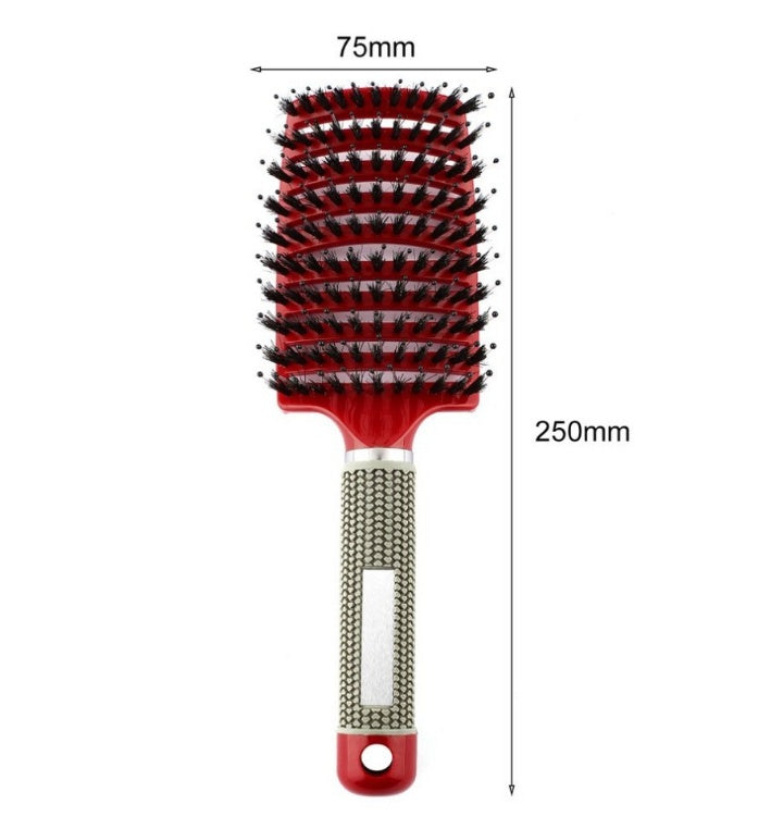 Anti-Tangle Detangler Hair Brush – Soft Bristles & Scalp Massage for Women, Men & Kids Say goodbye to knots, breakage, and scalp stress.