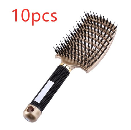 Anti-Tangle Detangler Hair Brush – Soft Bristles & Scalp Massage for Women, Men & Kids Say goodbye to knots, breakage, and scalp stress.