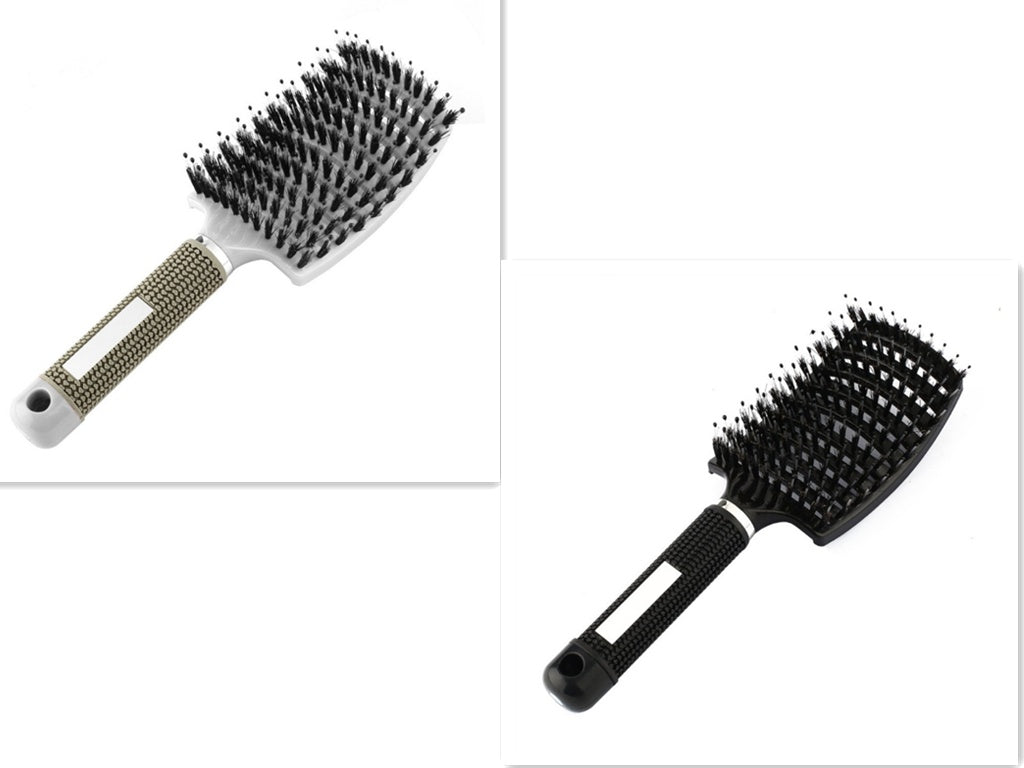 Anti-Tangle Detangler Hair Brush – Soft Bristles & Scalp Massage for Women, Men & Kids Say goodbye to knots, breakage, and scalp stress.