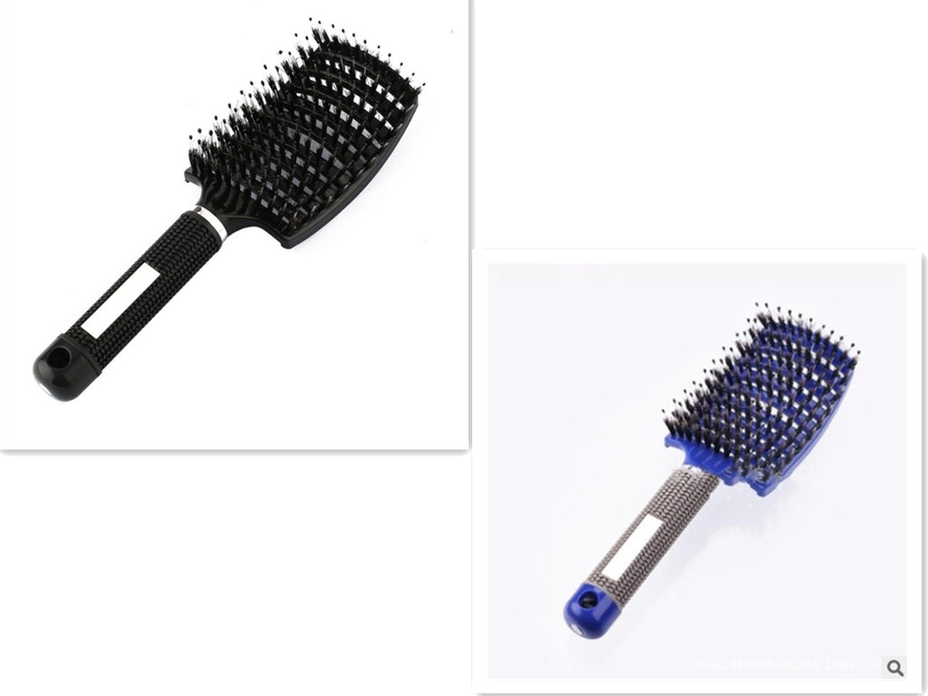 Anti-Tangle Detangler Hair Brush – Soft Bristles & Scalp Massage for Women, Men & Kids Say goodbye to knots, breakage, and scalp stress.