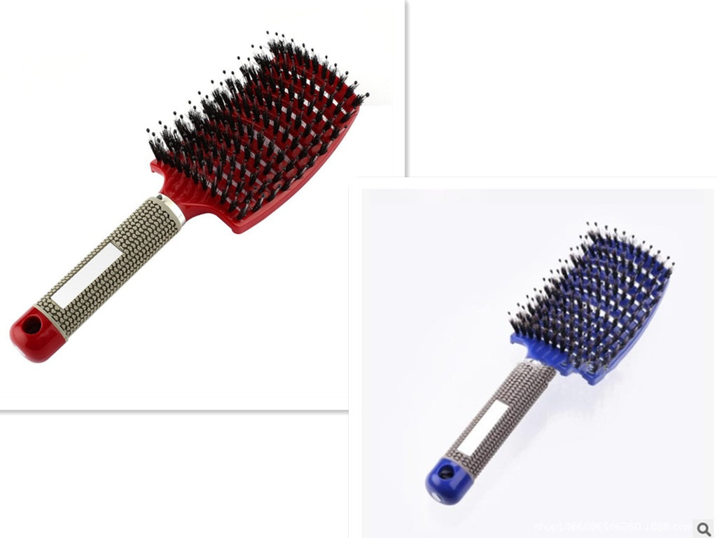 Anti-Tangle Detangler Hair Brush – Soft Bristles & Scalp Massage for Women, Men & Kids Say goodbye to knots, breakage, and scalp stress.