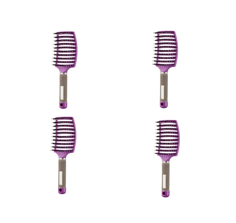 Anti-Tangle Detangler Hair Brush – Soft Bristles & Scalp Massage for Women, Men & Kids Say goodbye to knots, breakage, and scalp stress.