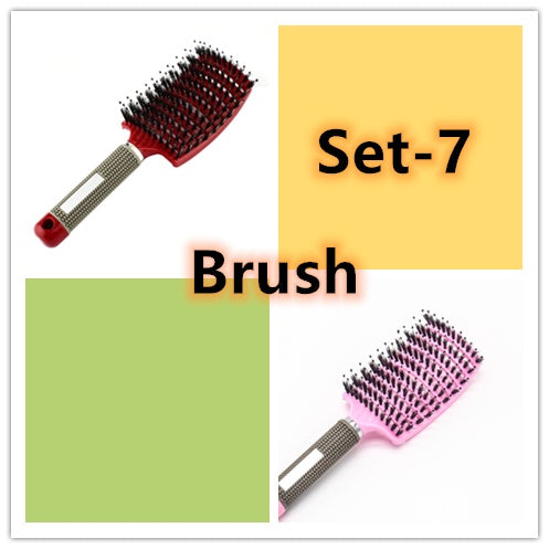 Anti-Tangle Detangler Hair Brush – Soft Bristles & Scalp Massage for Women, Men & Kids Say goodbye to knots, breakage, and scalp stress.