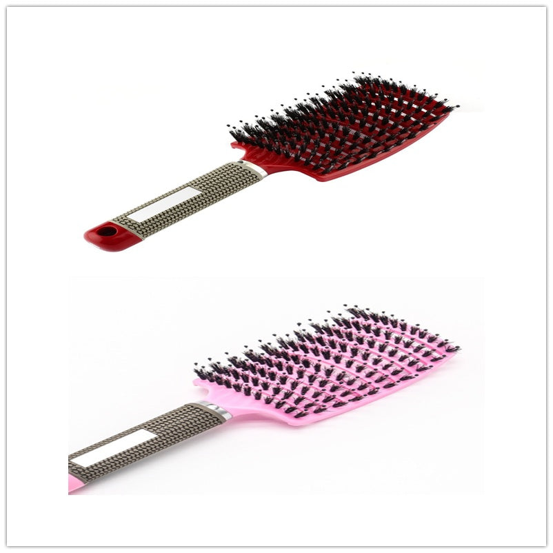 Anti-Tangle Detangler Hair Brush – Soft Bristles & Scalp Massage for Women, Men & Kids Say goodbye to knots, breakage, and scalp stress.